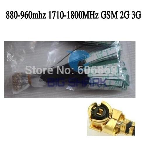 Wholesale 20pcs pcb module 880~960mhz 1710~1800MHz mini pci GSM 2G 3G FPC flexible PCB antenna with ipex connector