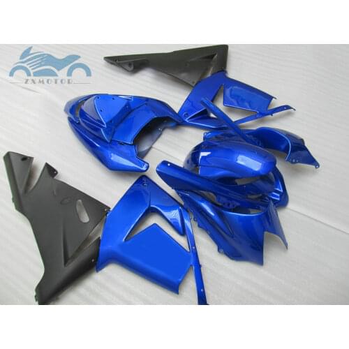 Custom your Motorcycle fairing kits for KAWASAKI Ninja ZX10R 2004 2005 ABS sports fairings kit 04 05 ZX 10R dark blue body parts