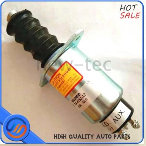 Diesel Fuel Solenoid SA-4752-12 / 2003-12S7U1B2A , 12V with 3 Terminals