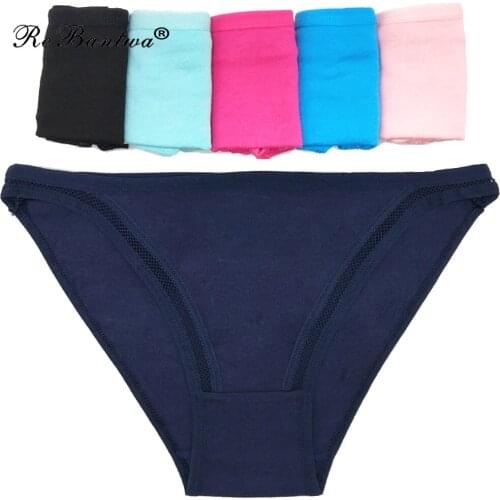 Womens Panties Soft Underwear 5pcs a Set Cotton Panty Culotte Femme Sexy Lace Panties Women Fashion Cozy Seamless Sexy Lingerie