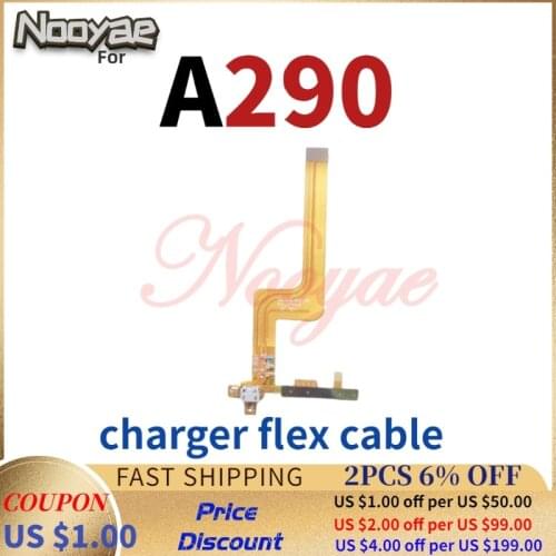 For Micromax A290 Micro USB Charger Charging Port Connector Flex Cable with Microphone Mic Connect Board + tracking