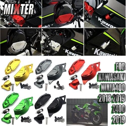 Motorcycle Engine Guard Side Protective Cover Crash Slider Falling Protector For KAWASAKI NINJA400 NINJA250 2018-2021 Z400 z-400