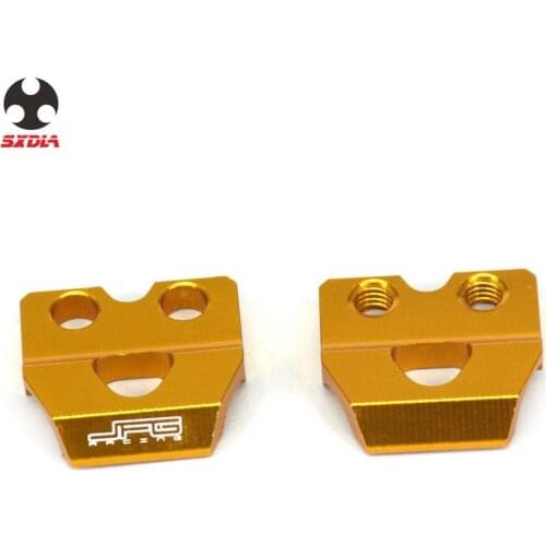 JFG Front Brake Line Clamp For SUZUKI RM85 RM125 RM250 RMZ250 RMZ450 RMX450Z DRZ400SM For KAWASAKI KX 65-250 KX250F KX450F KX450