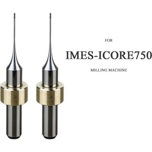 Imes-Icore Milling Bur With DC for Zirconia Pmma wax and Peek Milling 3mm/6mm Shank-dental lab cad cam teeth material white