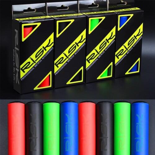 1 Pair Bicycle Silica Gel Handlebar Grips MTB Ultra-light Antiskid Soft Removeable Plastic End Plugs Bike Handle Bar Grips 40g