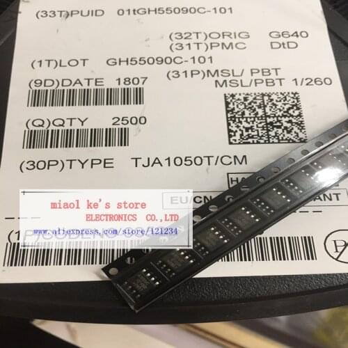 [10pcs]100%New; TJA1050T/N1 TJA1050T/CM TJA1050T/C TJA1050T/N TJA1050T TJA1050 A1050 - IC TRANSCEIVER HALF 1/1 8SO