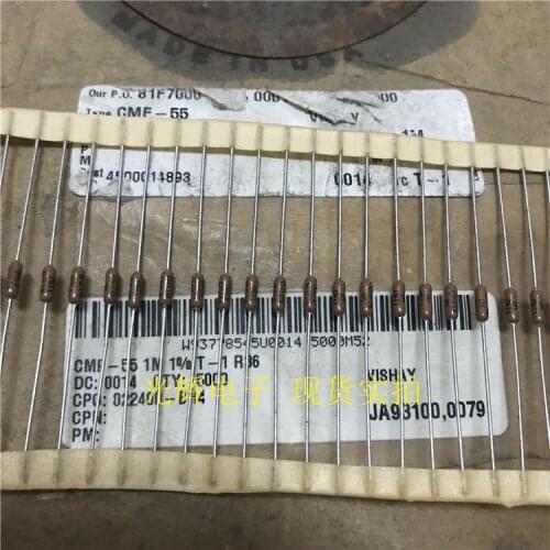 100% Home furnishings 100PCS DALE CMF-55 1M 1% 1/4W Metal film resistance 0.25w