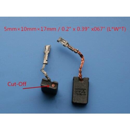 2 Pairs Replacement Carbon Brushes for Bosch PWS10-125CE PWS13-125CE GWS8-115 GWS10-125 GWS1000 Angle Grinder Tool Accessories