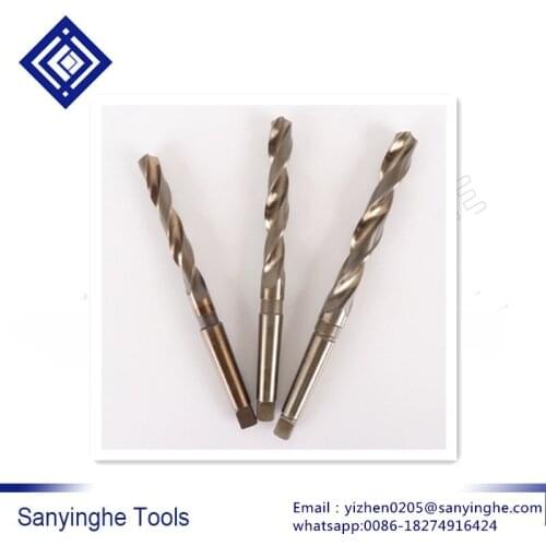 21-37mm Containing Cobalt Taper Shank Twist Drill Bit Stainless steel Taper Shank Twist Drill Bits