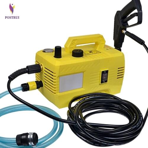 220V Household Pressure Washer Self-suction Air Conditioning Fin Cleaning Machine HPI-L1200 High-pressure Car Washing Machine