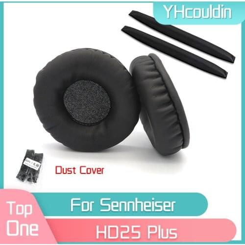 Earpads for Sennheiser HD25 Plus Headband Headphones Earpad Cushions Covers PU Ear Pad Replacement