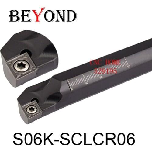S06K-SCLCR06,turning tool holder boring bar internal turning tools screw locked mini lathe tool holder for CCMT 060204 inserts