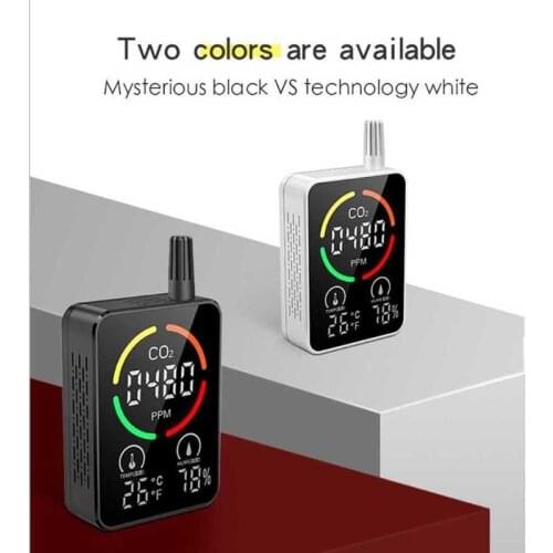 Indoor Air Quality Digital Carbon Dioxide Temperature Humidity NDIR Sensor IAQ CO2 Monitor Portable Air Quality IAQ