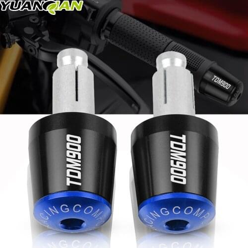 For YAMAHA TDM900 TDM 900 900A TDM850 TDM 850 Motorcycle Accessories 7/8'' 22MM Handlebar Grips Handle Bar Cap End Plugs