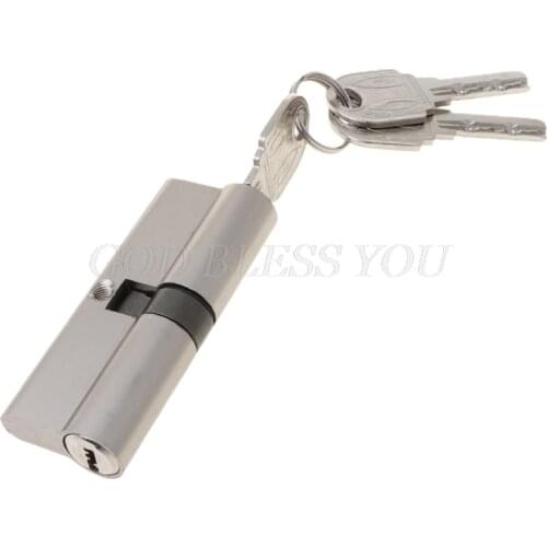 Double Open Lock Door Window Security 60 70 80 90mm Cylinder Key Anti-Theft Entrance Brass Door Lock Lengthened Core