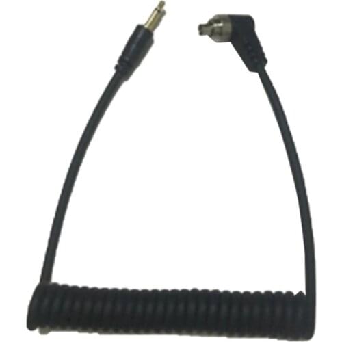 Flash Light Spring PC Sync Cable 2.5mm to Male Flash Plug 30-100cm for Photography Studio Camera Flash Trigger Accessories Wire