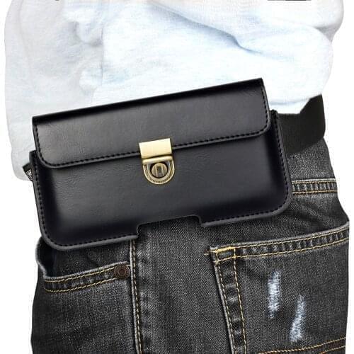 KAILYON for Blackview A60 Pro BV5800 BV5800 Pro Max 1 BV9000 Pro BV6800 PRO Waist Bag Genuine leather Durable Phone Cover