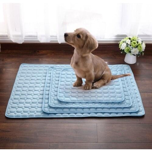 Pet Dog Summer Cooling Mats Ice Cats Blanket For Dog Portable Sofa Tour Camping Bed Sleeping Massage Mats