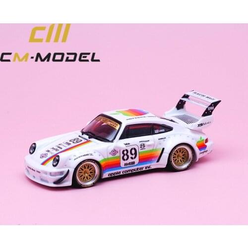 CM Model 1:64 RWB964 Apple Limited Edition Coating Wide Body Modification Simulation Model Car