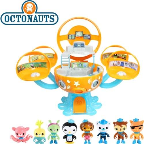 The Octonauts Octopod Gup Set Barnacles Peso Kwazii Action Figure Scene Model Toy Christmas Birthday Gifts For Childrens Day