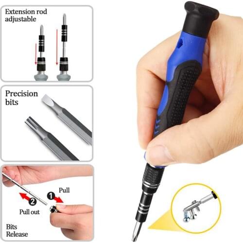 117 In 1 Precision Screwdriver Set Screw Driver Bit Magnetic Torx Bits Screwdrivers Handle Phone Repair Hand Tools Kit