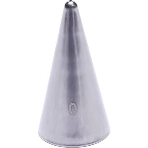 1pcs #0 0.75mm Writing Stainless Steel Icing Nozzle Pastry Tool Cake Cream Decoration