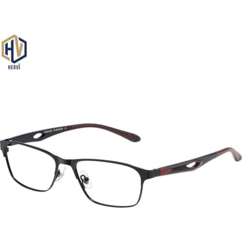 New Square Glasses Frame Fashion Alloy Business Spectacle Frame Mens Prescription Eyewear Wild Eyeglasses