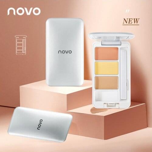 NOVO 3-Color Concealer Pen Is A Long-Lasting Waterproof Facial Liquid To Cover Dark Circles, Facial Spots And Acne Marks T1404