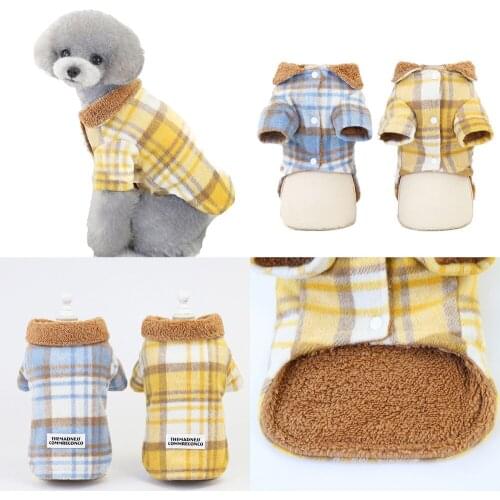 Small Pet Dog Clothing Winter Dog Clothes Warm Dog Coat Jacket Outfit Pomeranian Costume Poodle Yorkshire Puppy Apparel Dropship