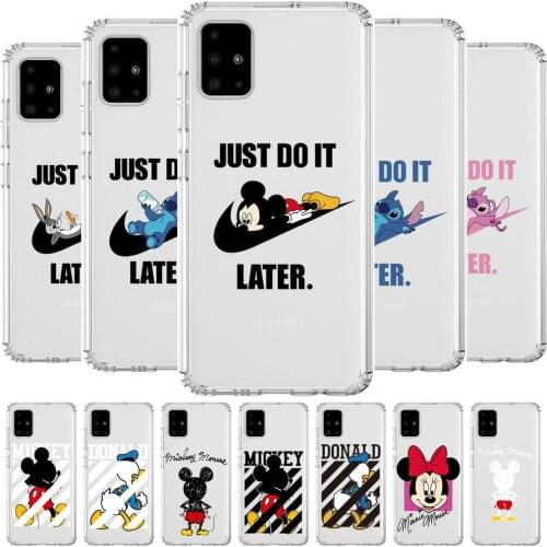 Marvel disney Anime Style Transparent Phone Case Hull For Samsung Galaxy A50 A51 A20 A71 A70 A40 A30 A31 80 E 5G S Shell Art Cel