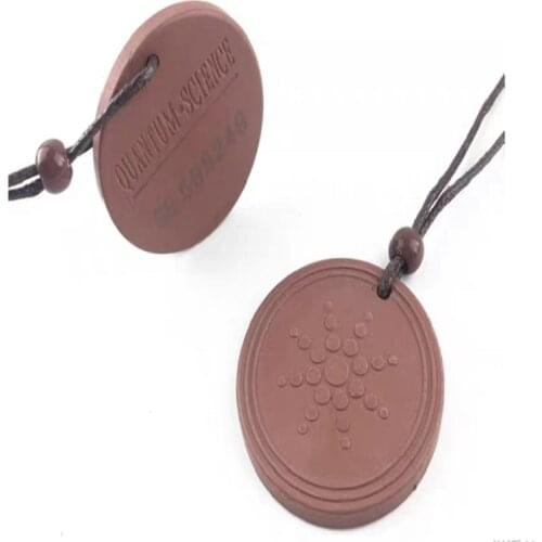 Quantum Scalar Energy Lava Pendant Necklace- Red Sunflower Necklace for Women Men Charm Jewellry with Gift Box