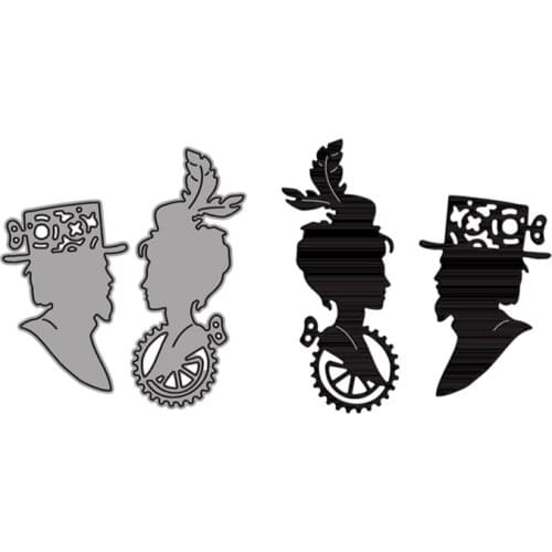 Cutting Dies Character King Hat Frame Feather For DIY Scrapbooking Embossing Album Paper Cards Dies 2021 New