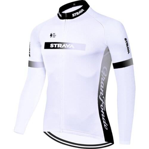 Strava Summer Spring Bike Shirt Maillot 져지 Wielren Kleding Heren Cycling Tricota Hombre Camisa Manga Longa Jersey Ciclismo 자전거의류