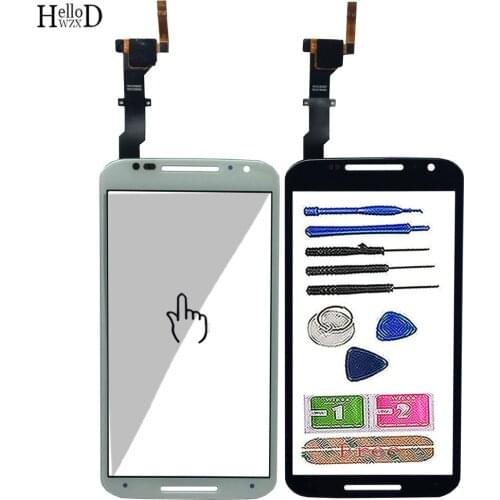 5.2" Mobile Touch Screen For Motorola Moto X2 XT1092 XT1095 XT1097 Lens Sensor Digitizer Panel Front Glass Assembly Tools