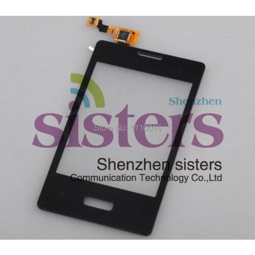 10Pcs/ a lot High quality Black Touch Screen Digitizer Panel Replacement For LG Optimus Zone VS410 Verizon Free Shipping