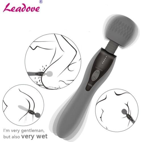 Powerful Dildo Vibrator Double AV Magic Wand G-Spot Massager Sex Toys Clitoris Stimulate Masturbation For Women Couples AV0106