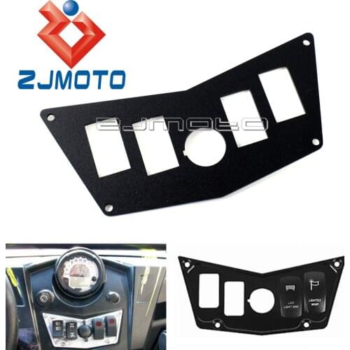 Aluminum Switch Plate Panel For Polaris RZR 800 RZR 900 XP 11-14 RZR 570 12-17 ATV UTV Accessories Dashboard Switch Plate Panel
