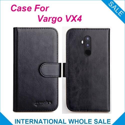 Vargo VX4 Case 6 Colors Flip Slots Leather Wallet Cases For Vargo VX4 Cover Slots Phone Bag Credit Card