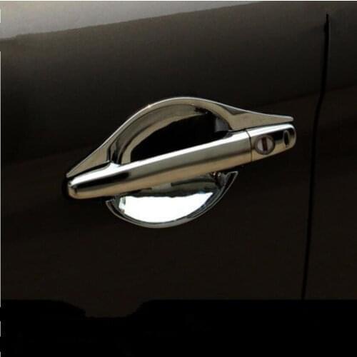 Car-styling exterior door handle decoration cover sticker case For Mitsubishi ASX Outlander Lancer RVR 2013-2016,car accessories
