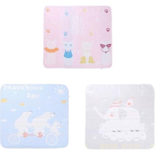 Baby Muslin Bath Towel Infant Soft Cotton Receiving Blanket Newborn Swaddle Wrap