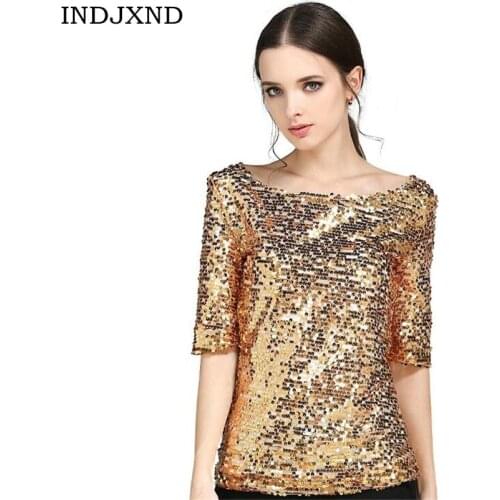 INDJXND Blouses With Sleeves