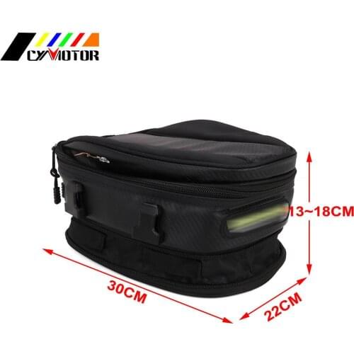 Motorcycle Tail Back Rear Seat Kit Travel Bag Rain Cover For KTM KAWASAKI BMW Harley SUZUKI SV650 R1200R R1200RS F700GS S1000