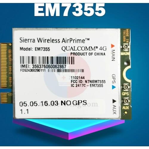 4G Module for Sierra Wireless AirPrime EM7355 Gobi5000 WWAN HSPA NGFF card for DELL Asus Sony toshiba