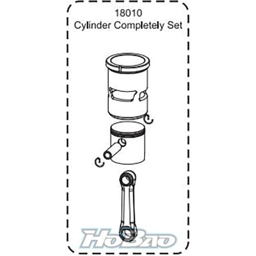 Original OFNA/HOBAO RACING 18010 Cylinder Complete Set For HYPER 18 HIGH Powerful Engine