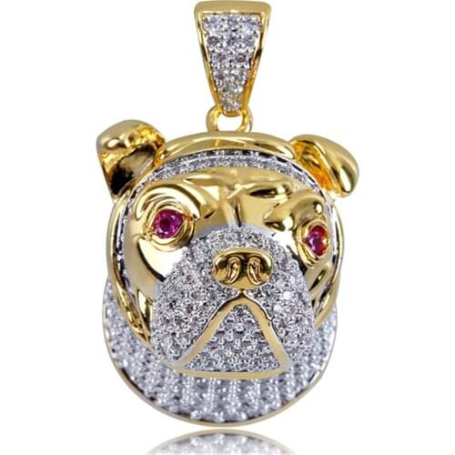 Lucky Sonny Pet Dog Charm Necklace Hip Hop Necklace & Pandents Lovely Animal Dog Pendant Necklace Fashion Jewelry Free Shipping