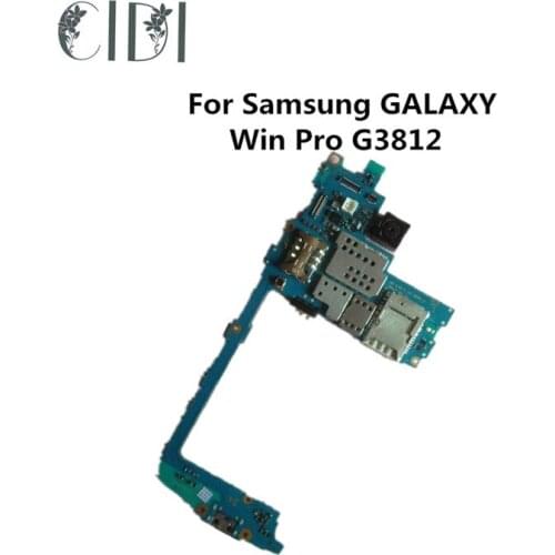 CIDI Used Full working Unlock Main Board with Android System for Samsung Galaxy Win Pro G3812 Motherboard