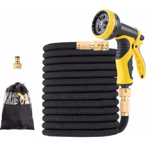 15-100FT TPE Garden Hoses Drip Irrigation System Expandable Flexible Magic Watering Hoses With Faucet connector Car Wash Nozzle