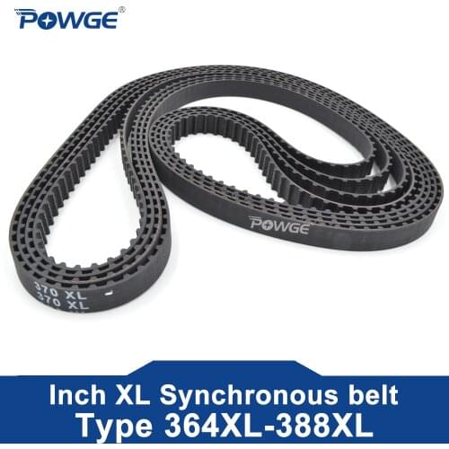 POWGE XL Timing belt 170/172/174/176/178 Width 025 6.4mm 037 Teeth 85 86 87 88 89 Synchronous Belt 170XL 172XL 174XL 176XL 178XL