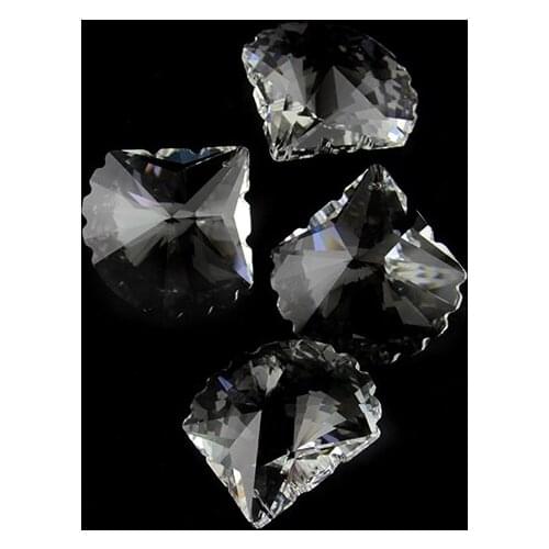 Top Quality Shell Shape 30pcs/Lot 38mm Transparent Crystal Chandelier Pendants For Decoration Free Shipping