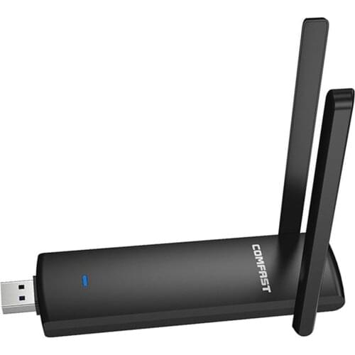 WiFi Adapter 2.4Ghz + 5Ghz 1200Mbps USB Dongle Computer AC Network Card